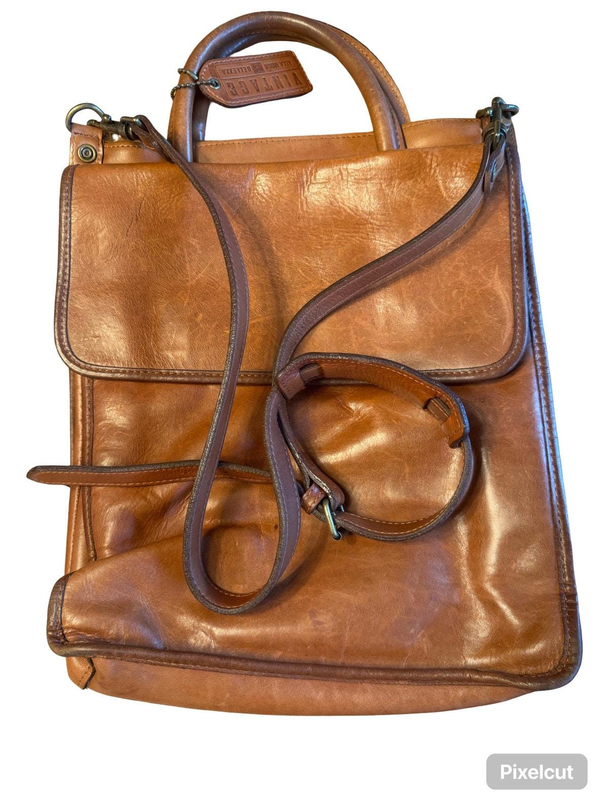 Vintage Wilson Leather Backpack Purse - Etsy