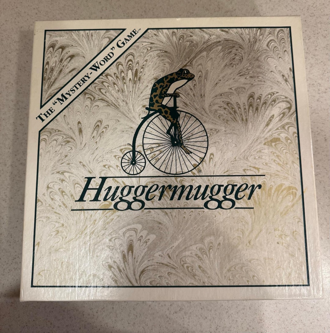 Huggermugger Mystery Word Board Game by Golden 1989 - Missing Timer - Etsy