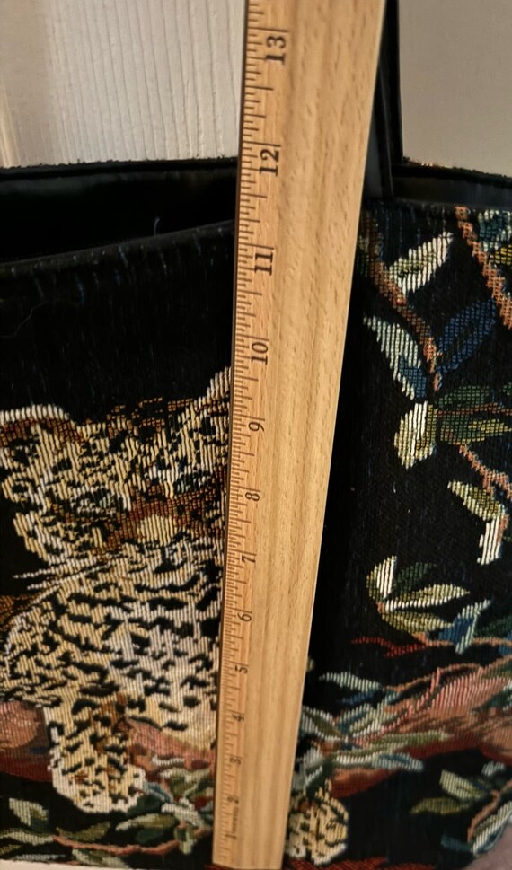 Cheetah Tapestry Handbag - image 8