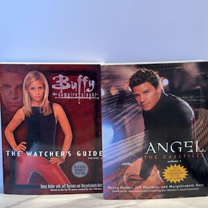 Buffy the Vampire Slayer The Watcher's Guide Vol 2 and Angel The Casefiles Vol 1