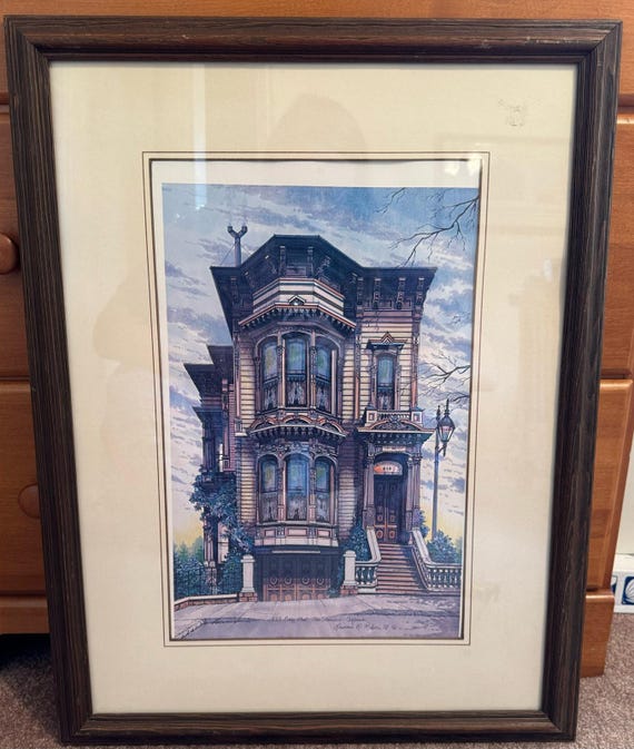 Live In San Francisco(中古品) Lithograph 819 Eddy Street, San Francisco, CA Lawrence R Mckee
