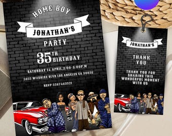 Cholo Birthday Invitation: Editable Party Invite (Canva Template)