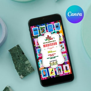 plantilla de invitación de loteria invitación de loteria invitación de loteria personalizable invitación para celular