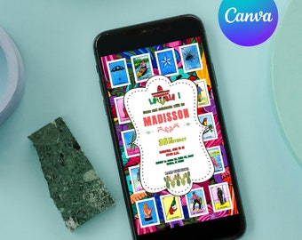 Mexican Invitation Template: Customizable Digital Invite