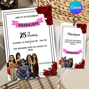 chola invitation cholo invitation cholo birthday invitation cholo theme party invitation cholo party cholo invitation card editable in canva