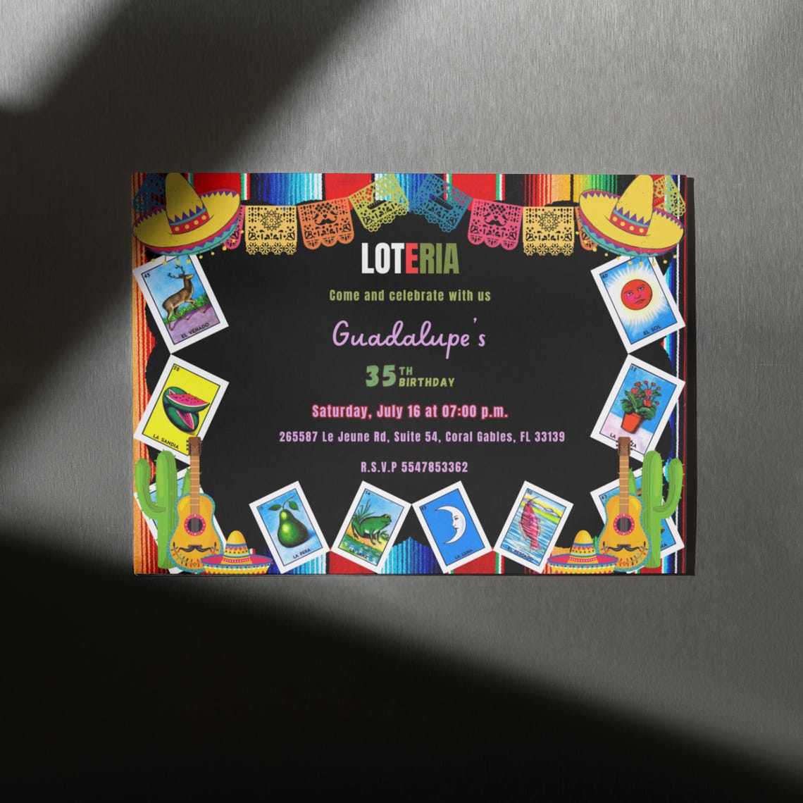 Plantilla de invitación de lotería invitación de lotería invitación de ...