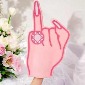 XL Foam Ring Finger: Bridal Shower Party Favor