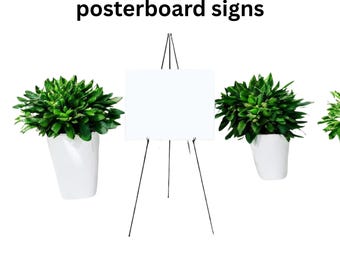 Portable Black Metal Easel Stand: 65 inch Poster & Sign Display