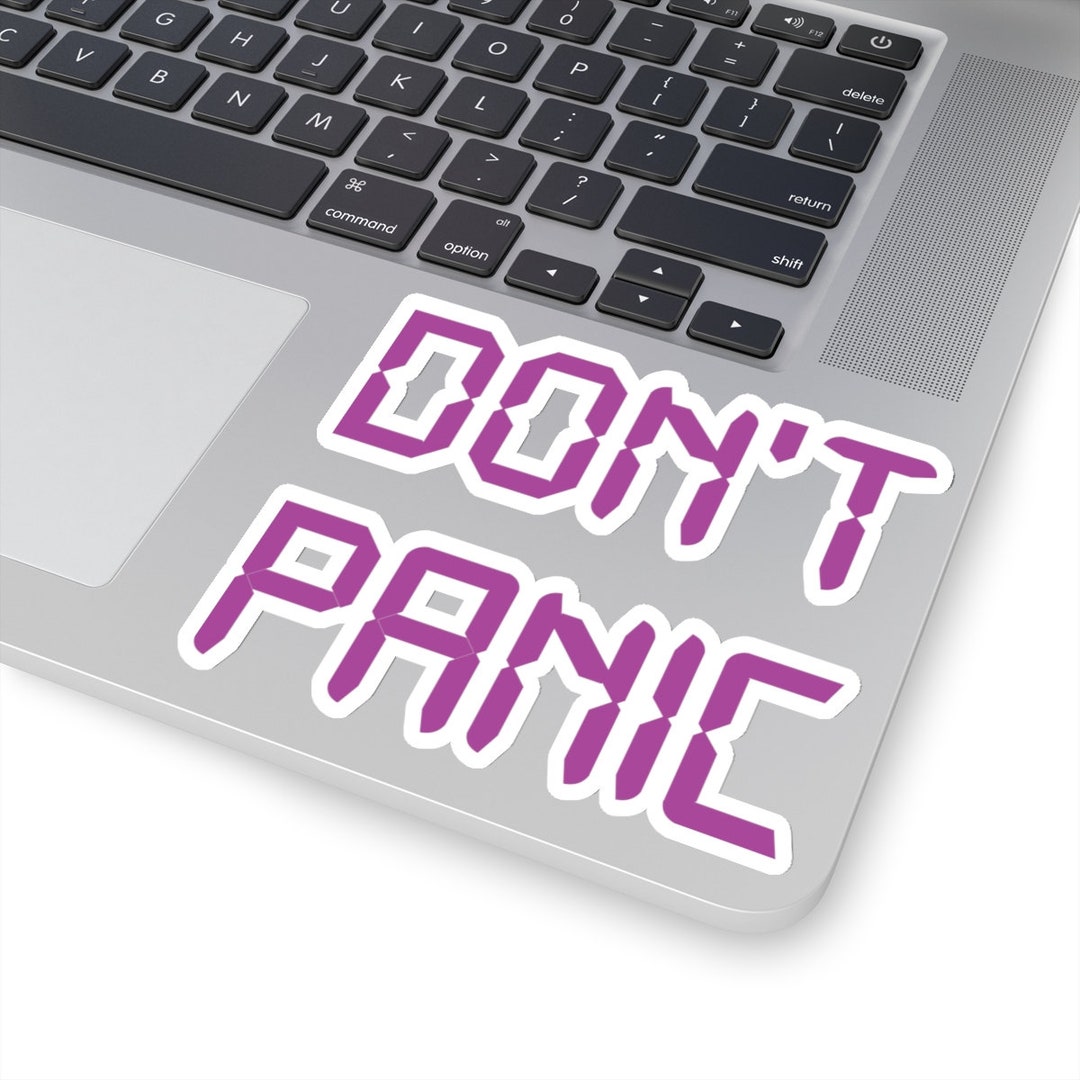 DON'T PANIC | Hitchhiker's Guide to the Galaxy | Kiss-cut Stickers