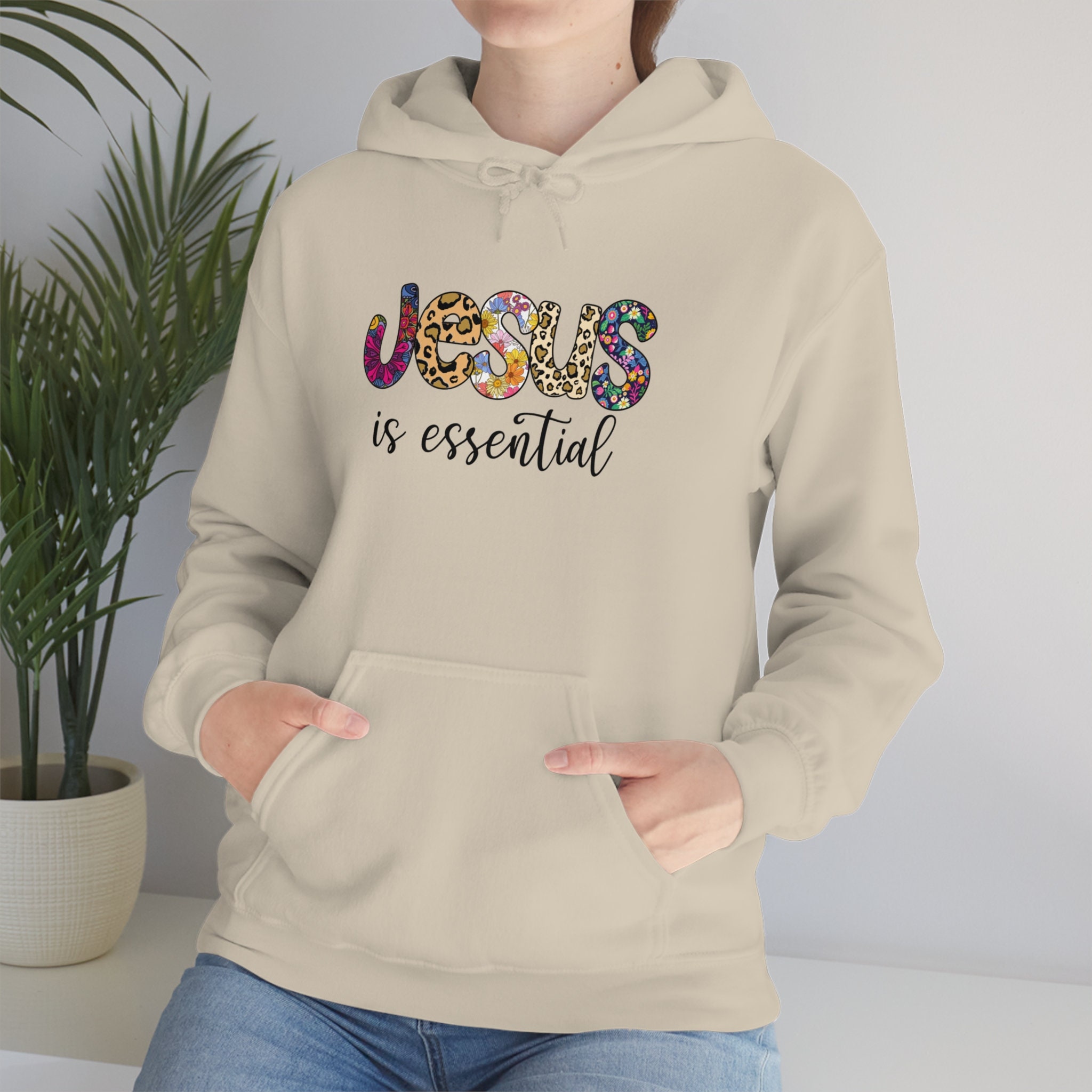 Jesus is Essential Hoodie - Etsy
