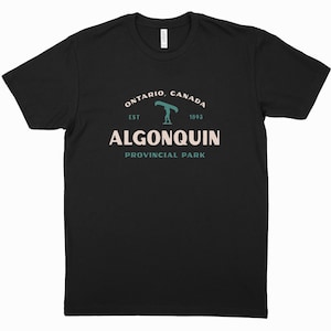 Ontario Canada Algonquin Park Tee - Maglietta da trekking Vintage Nature