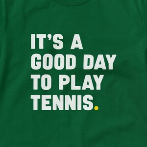 Tennis-Tag-T-Shirt: 100 % Airlume-Baumwolle Bild 4