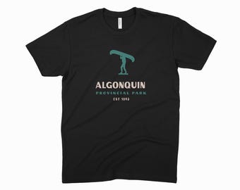 Retro Algonquin Park T-Shirt - Vintage Ontario Camping Shirt