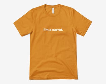 I'm a Carrot - Halloween T-Shirt - Funny Minimalist Costume
