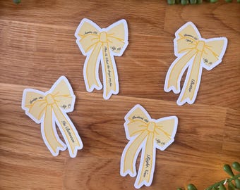 Gracie Surprise Song Sticker | Personalised sticker | Shadow box sticker | High quality, durable, waterproof sticker | Tour keepsake
