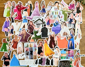 Stickers inspired by Eras | Pack of 10, 20, 30 or 40 | High quality, durable, waterproof stickers