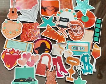Showgirl Inspired Stickers | Waterproof Vinyl Decals, Random Pack
