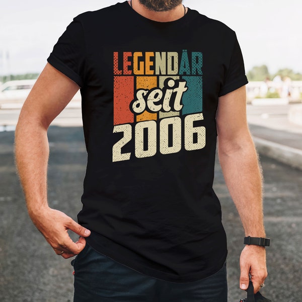 18th Birthday Boy Girl 18 Years 2006 Funny Gift T-Shirt, Birthday T-shirt, Birthday Gift, Legendary since 2006 tshirt