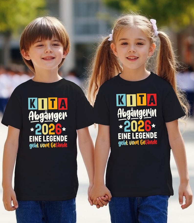 Kindergarten Graduation T-Shirt, Kita Abgänger 2026 Navy