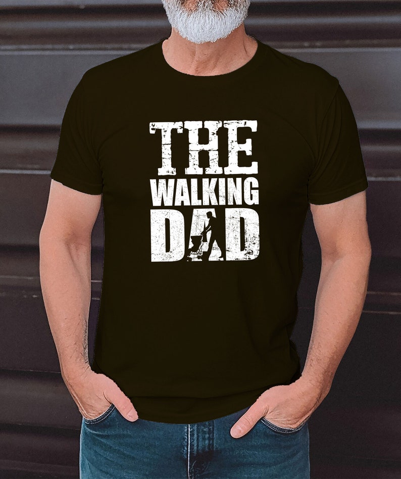 The Walking Dad Vatertag Geschenk Für Vater Herren T-shirt, Vatertaggeschenk, Vatertag tshirt, herrentag geschenk, Dad Father's day t-shirt Chocolate