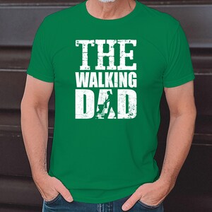 The Walking Dad Vatertag Geschenk Für Vater Herren T-shirt, Vatertaggeschenk, Vatertag tshirt, herrentag geschenk, Dad Father's day t-shirt Kelly Green