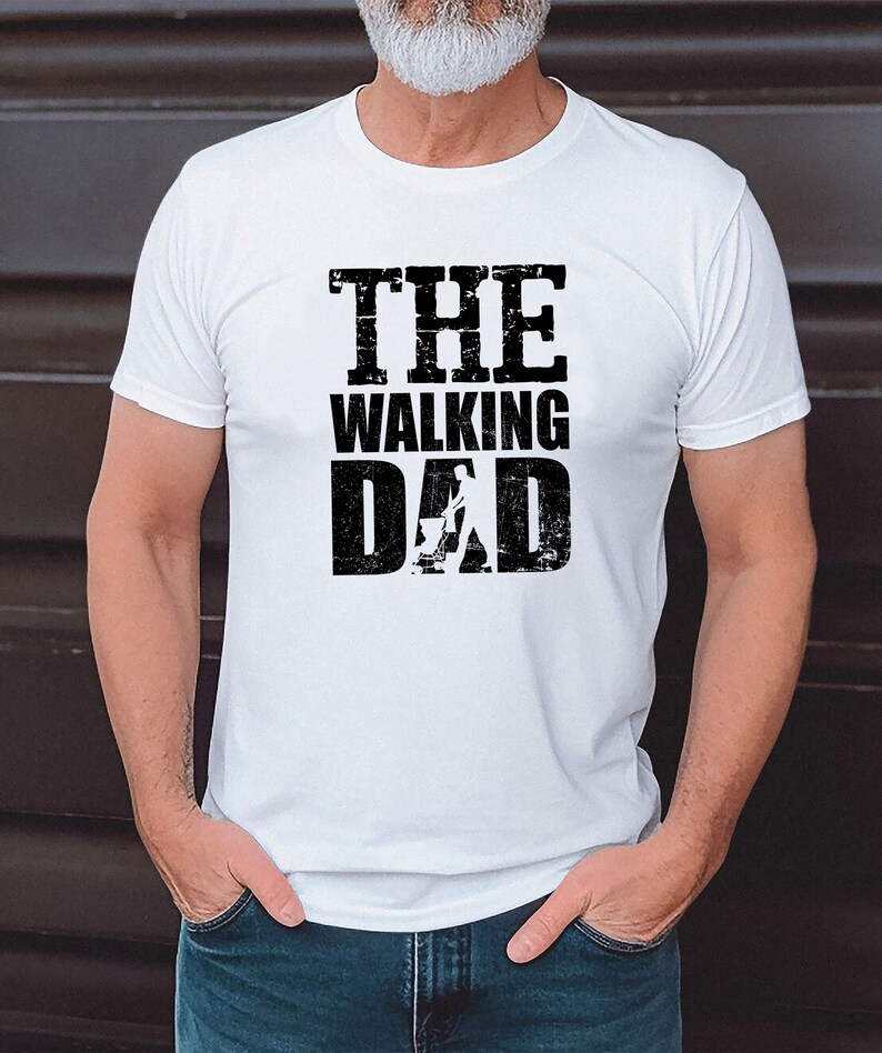 The Walking Dad Vatertag Geschenk Für Vater Herren T-shirt, Vatertaggeschenk, Vatertag tshirt, herrentag geschenk, Dad Father's day t-shirt White