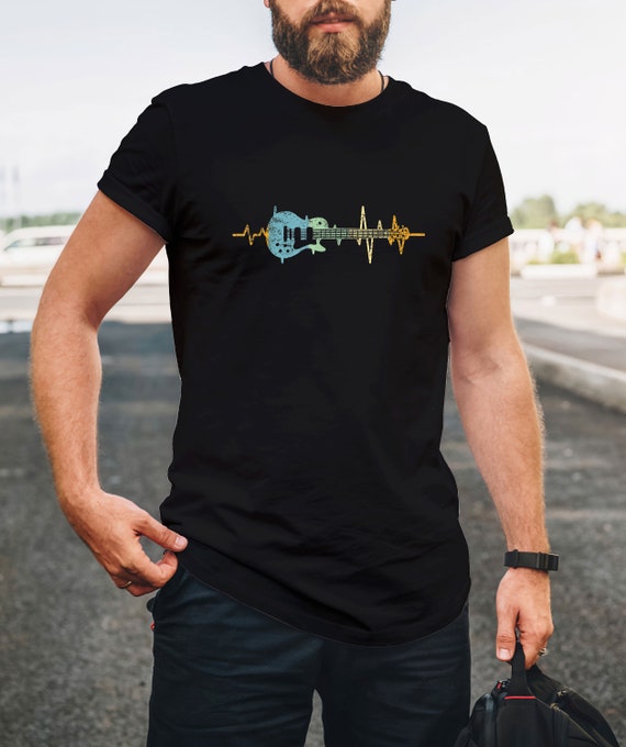 Heartbeat Guitar T-Shirt Heartbeat Guitar T-Shirt