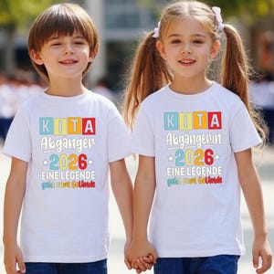 Kindergarten Graduation T-Shirt, Kita Abgänger 2026 White