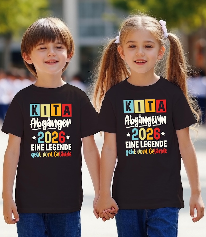 Kindergarten Graduation T-Shirt, Kita Abgänger 2026 Chocolate