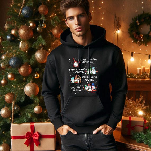 Un vin brulé, due gnomi del vin brulé elfo di Natale maglietta