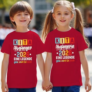 Kindergarten Graduation T-Shirt, Kita Abgänger 2026 image 9