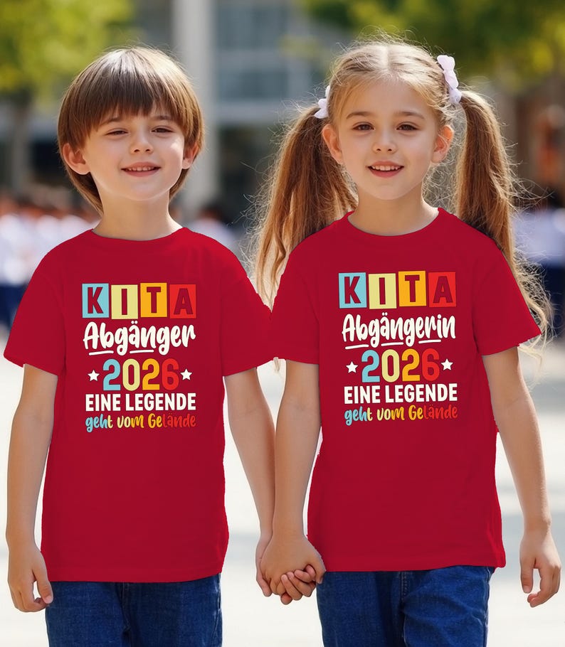 Kindergarten Graduation T-Shirt, Kita Abgänger 2026 image 9