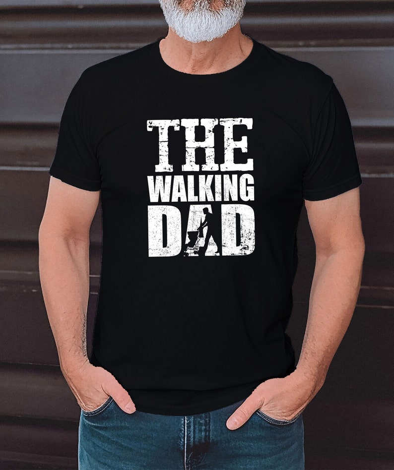 The Walking Dad Vatertag Geschenk Für Vater Herren T-shirt, Vatertaggeschenk, Vatertag tshirt, herrentag geschenk, Dad Father's day t-shirt Black