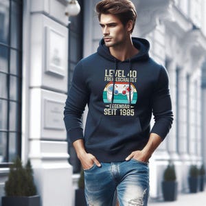 40 Geburtstag Geschenke für Frauen - 40 Geburtstag Dekorationen für Männer - 1985 Vintage Sweatshirt - 40 Jahre Geschenkideen für Ihn - 40 Geburtstag Hoodie