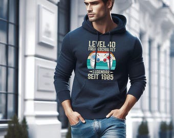 Bluza z kapturem z okazji 40. urodzin z 1985 roku: Bluza w stylu retro
