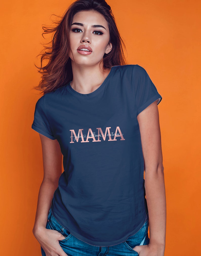 Custom Name Grandma Tshirt Thoughtful Mother's Day & Birthday Gift for