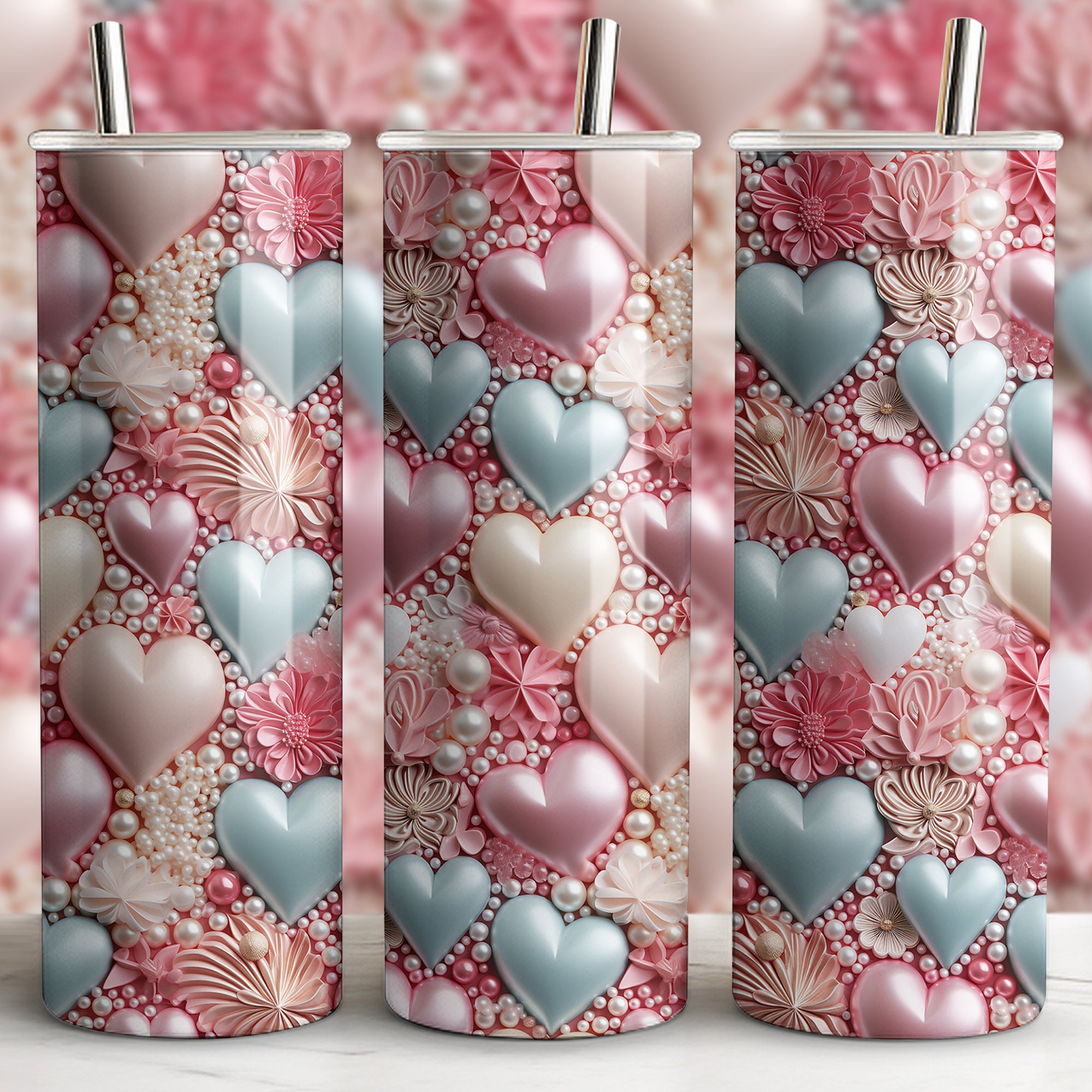 Heart On You Photo - Personalized Custom 3D Effect Tumbler
