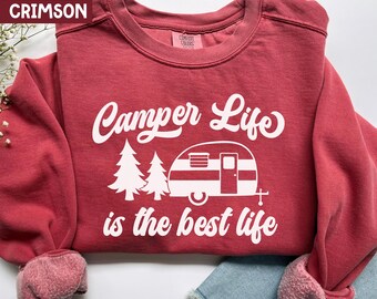 Camper Life Sweatshirt: Komfort Farben Camping Pullover