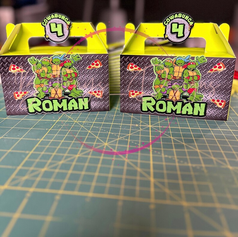 Ninja Turtle Boxes - Etsy