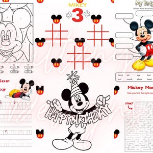 Activity sheet Mickey