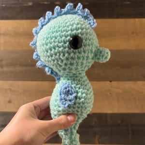 Caballito de mar de peluche / Caballito de mar de ganchillo / Caballito de mar de ganchillo / Hecho a mano / Caballito de mar de peluche / Animal de peluche de ganchillo / Caballito de mar / Juguete de ganchillo /