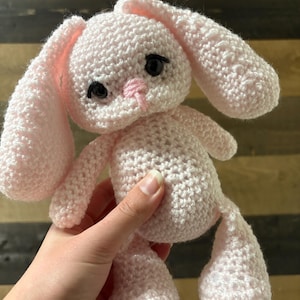 Bunny Plush | Crocheted Bunny | Crochet Bunny | Handmade | Bunny Plushie | Crocheted Stuffed Animal | Bunny | Bunny Toy | Crochet Toy |Small