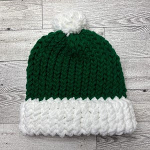 Newborn elf green christmas holiday beanie baby knitwear