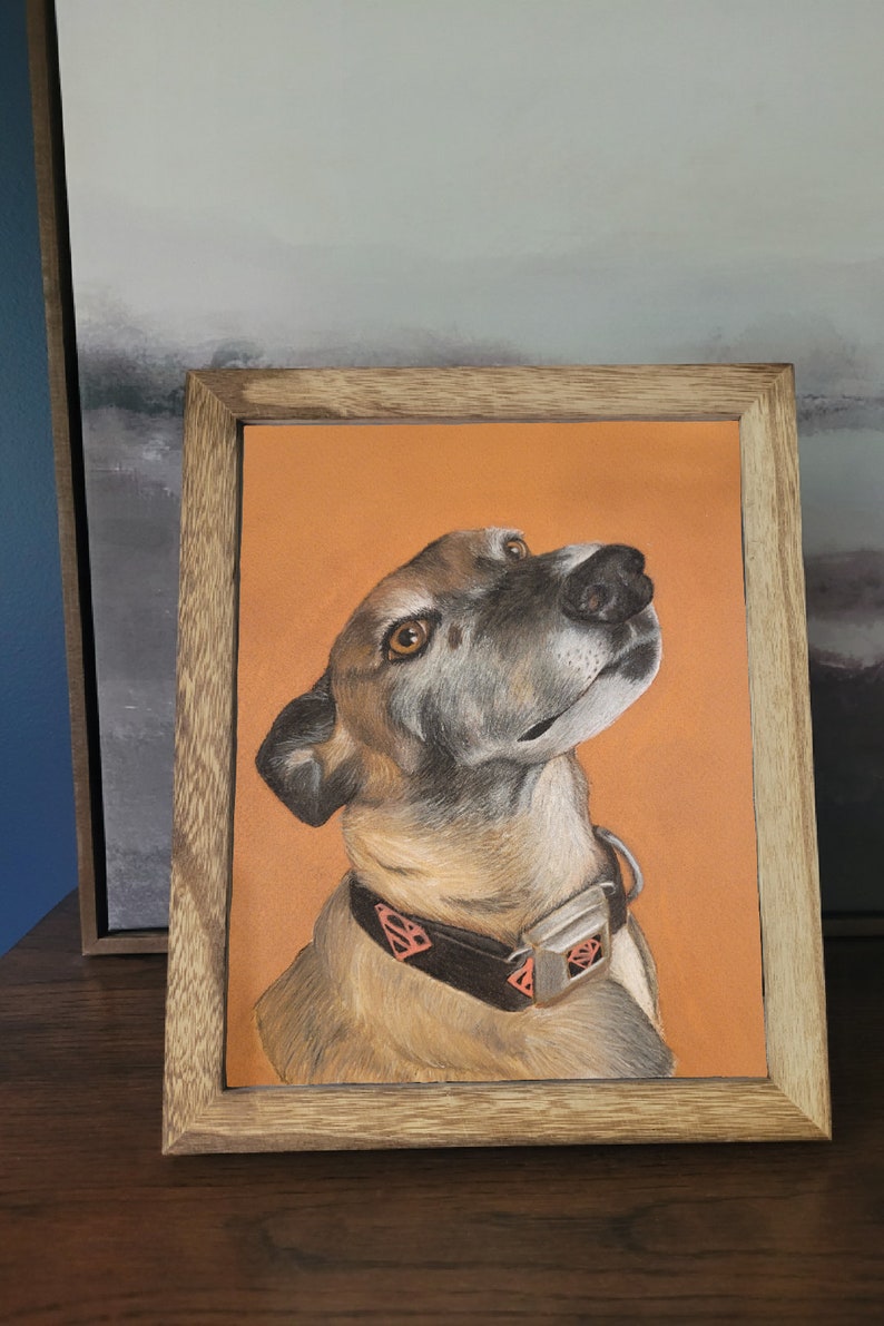 Custom Pastel Hand Drawn Pet Portraits, Pet Parent Gift, Dog Parent ...