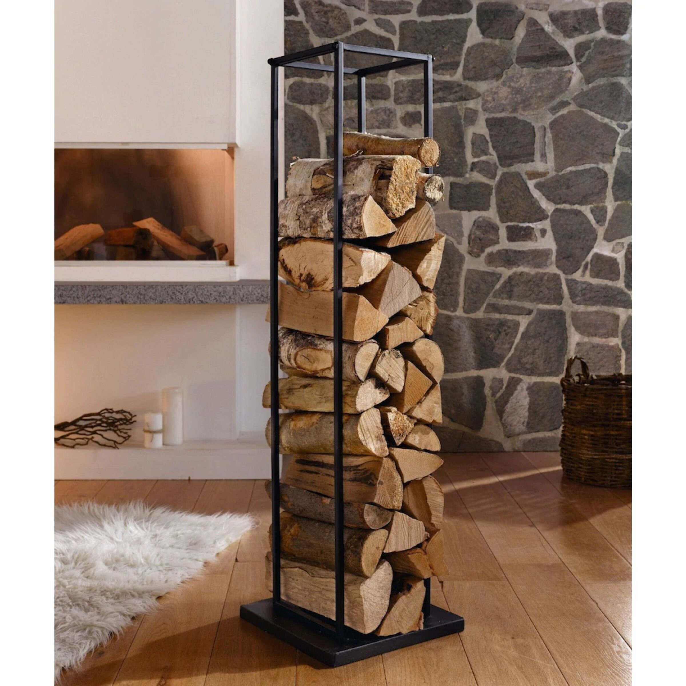 Vertical Firewood Rack - Etsy