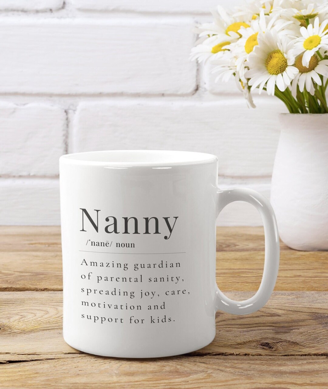 Funny Nanny Mug Mothers Day Gift Babysitter Birthday Gift for Nanny