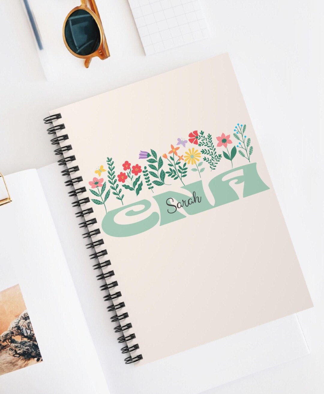 Personalized Name CNA Journal Custom Nurse Assistant Notebook Med ...