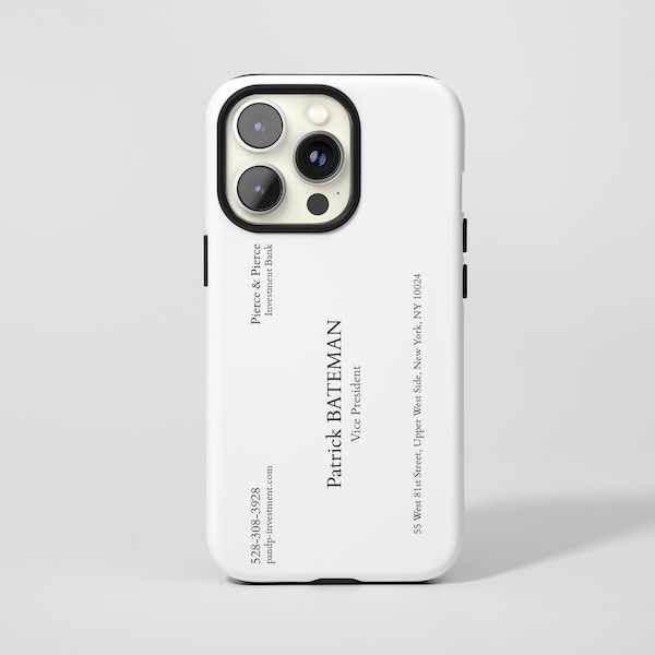 Patrick Bateman Business Card Etsy