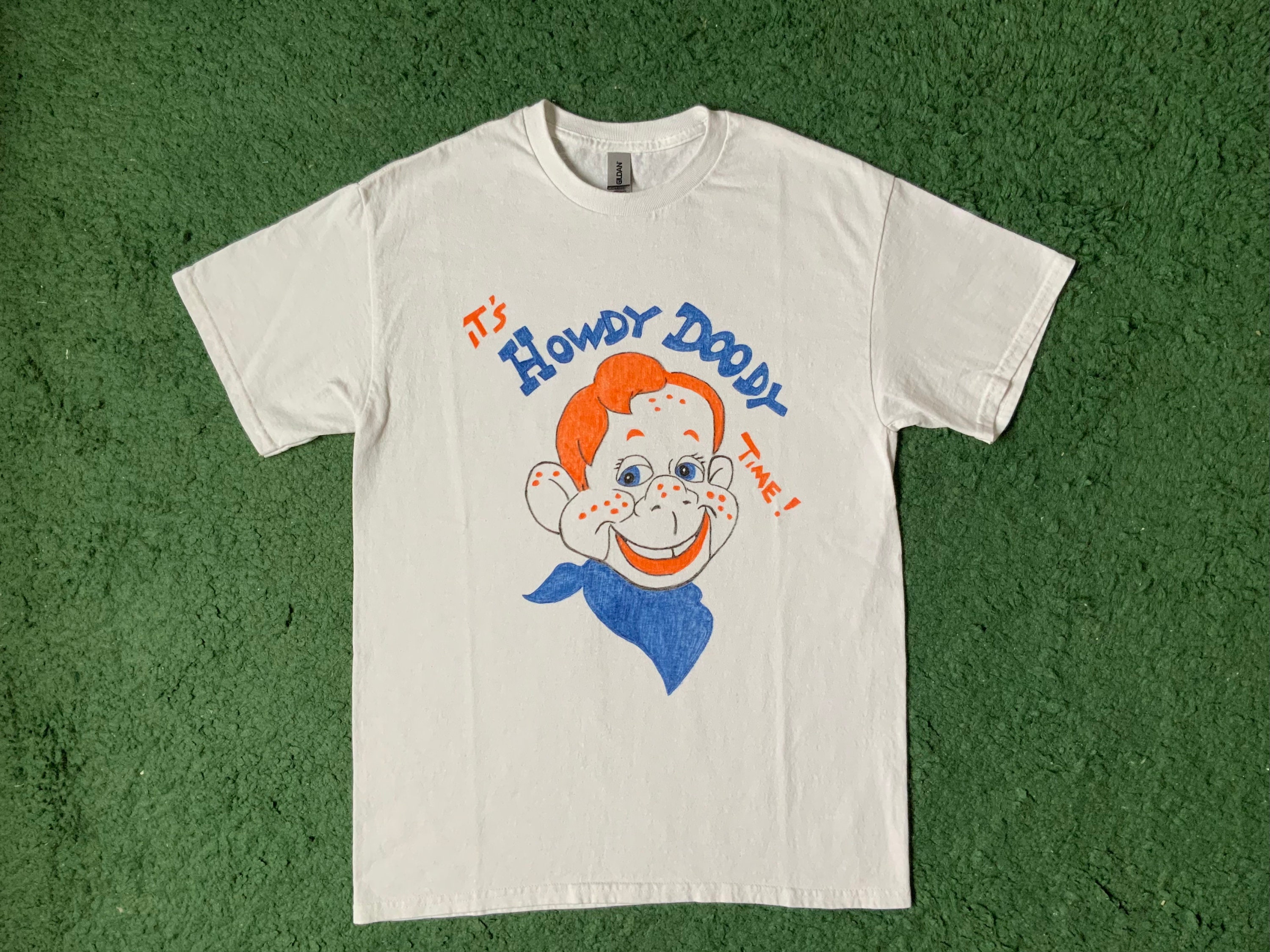 T-shirt Vintage NBC Howdy Doody Ringer Taille M Fabriqué Aux USA Années 60