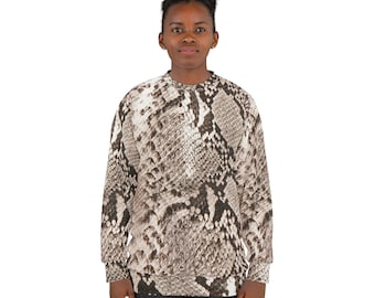 Give Me Grace Snakeskin Brown Unisex Sweatshirt